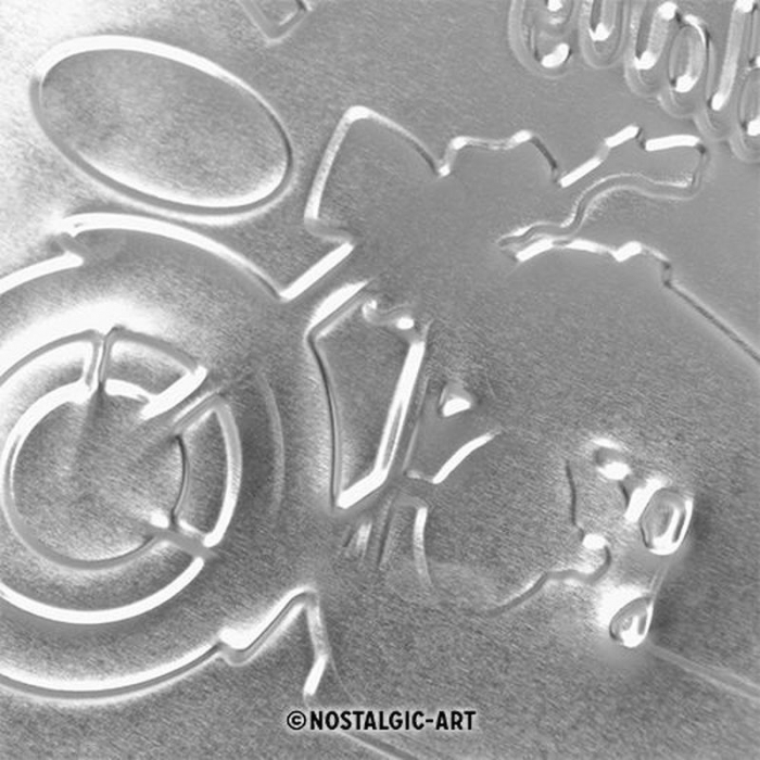 Blechschild Moto Guzzi rund 4